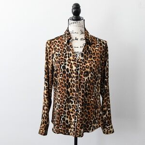 Animal Print Top- Express